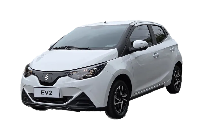 JMEV EV2, vista frontal en tres cuartos