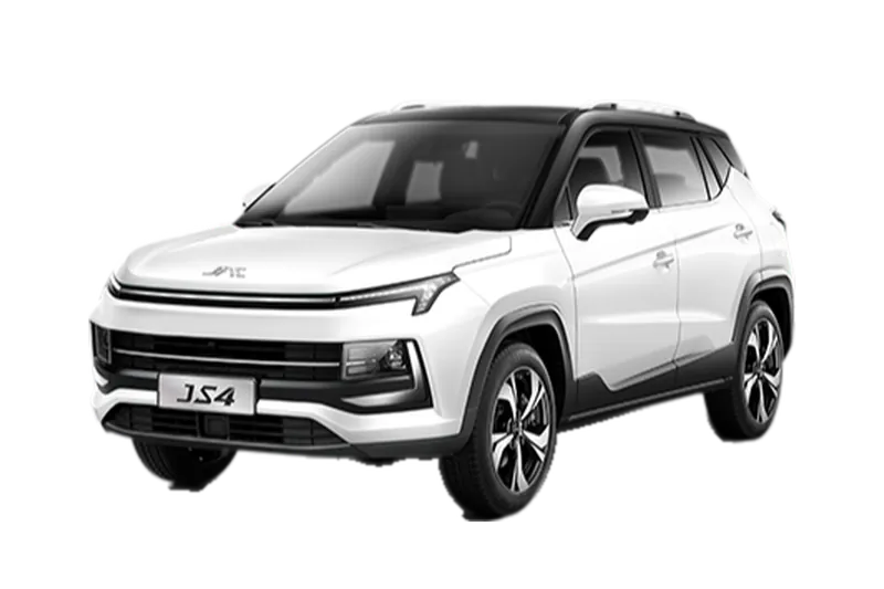 JAC JS4, vista frontal en tres cuartos