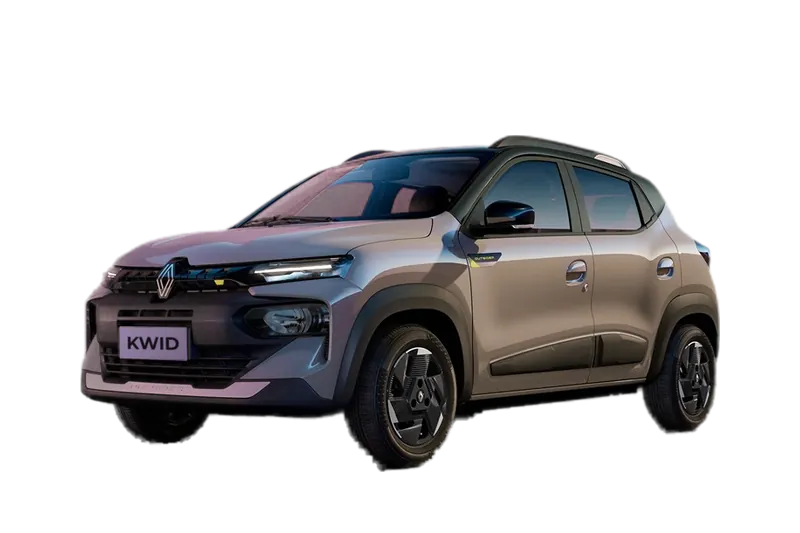 Renault Kwid, vista frontal en tres cuartos